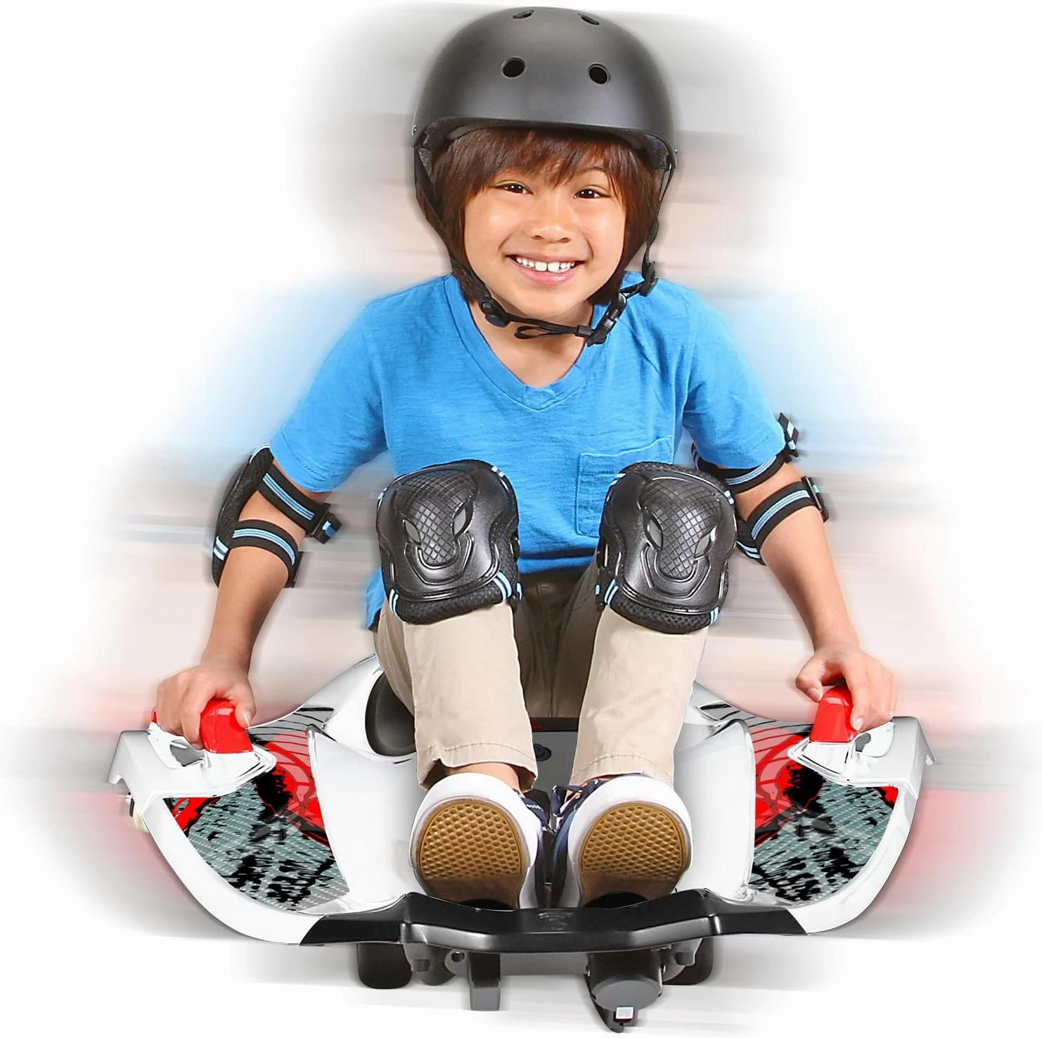 Rollplay Nighthawk Electric Ride On Toy for Ages 6 & Up with 12V 7AH Rechargeable Battery, Side Handlebars for Steering, Tall Rear Safety Flag, and a Top Speed of 6.5 MPH, White