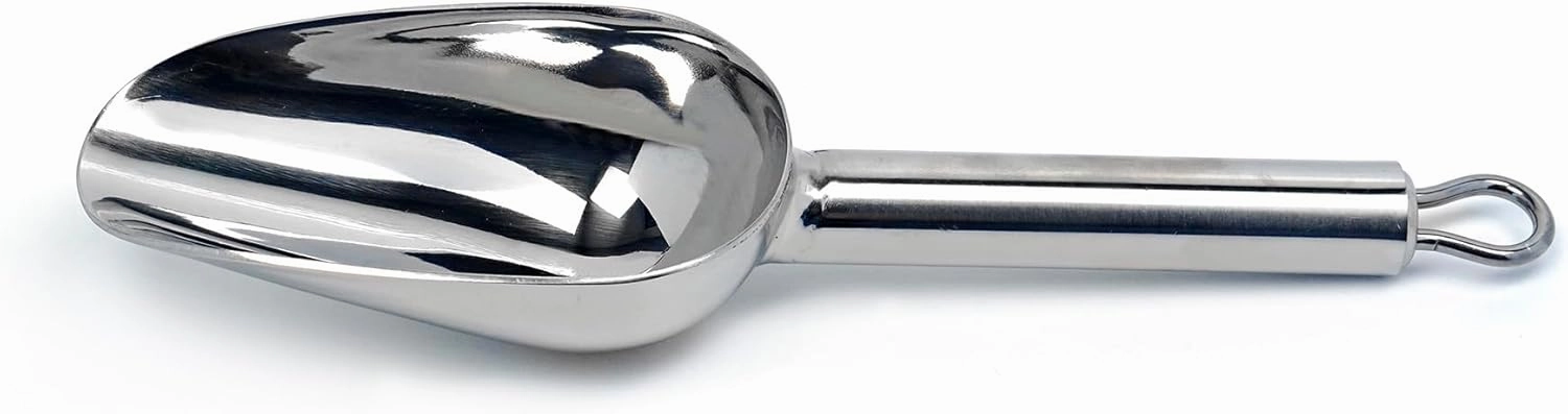 RSVP International Endurance Stainless Steel Measuring Scoop Collection, 0.25-Cup