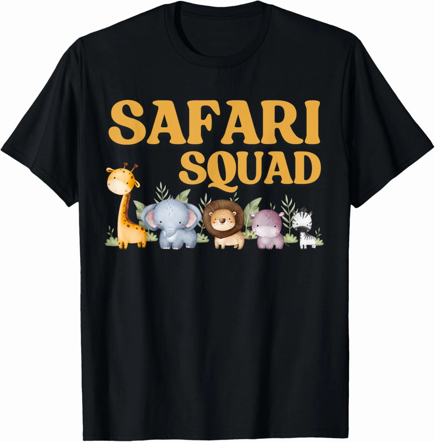 Safari Squad – Jungle Animal Adventure Crew Design T-Shirt