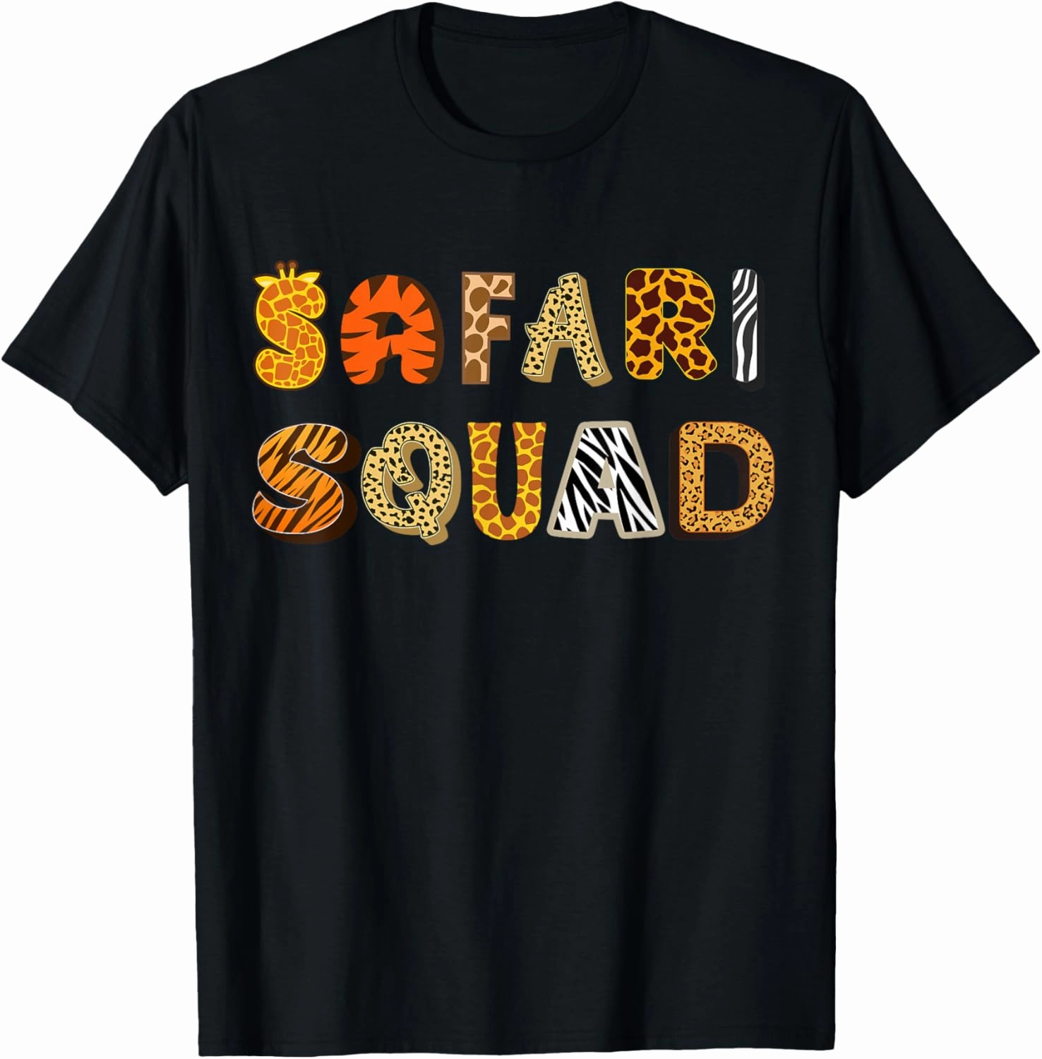 Safari Squad – Jungle Animal Adventure Crew Design T-Shirt