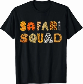 Safari Squad – Jungle Animal Adventure Crew Design T-Shirt