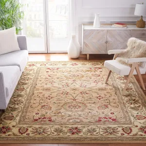 SAFAVIEH Lyndhurst Collection Area Rug - 8' x 10', Beige & Ivory, Traditional Oriental Design, Non-Shedding & Easy Care, Ideal for High Traffic Areas in Living Room, Bedroom (LNH212D)