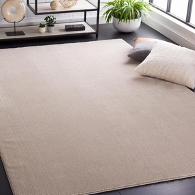 SAFAVIEH Area Rug 8x10 - Revive Collection - Large - Beige, Solid Pattern, Non-Shedding & Easy Cleaning, Ideal for Living Room, Bedroom, Office, Dining Space (REV102B)