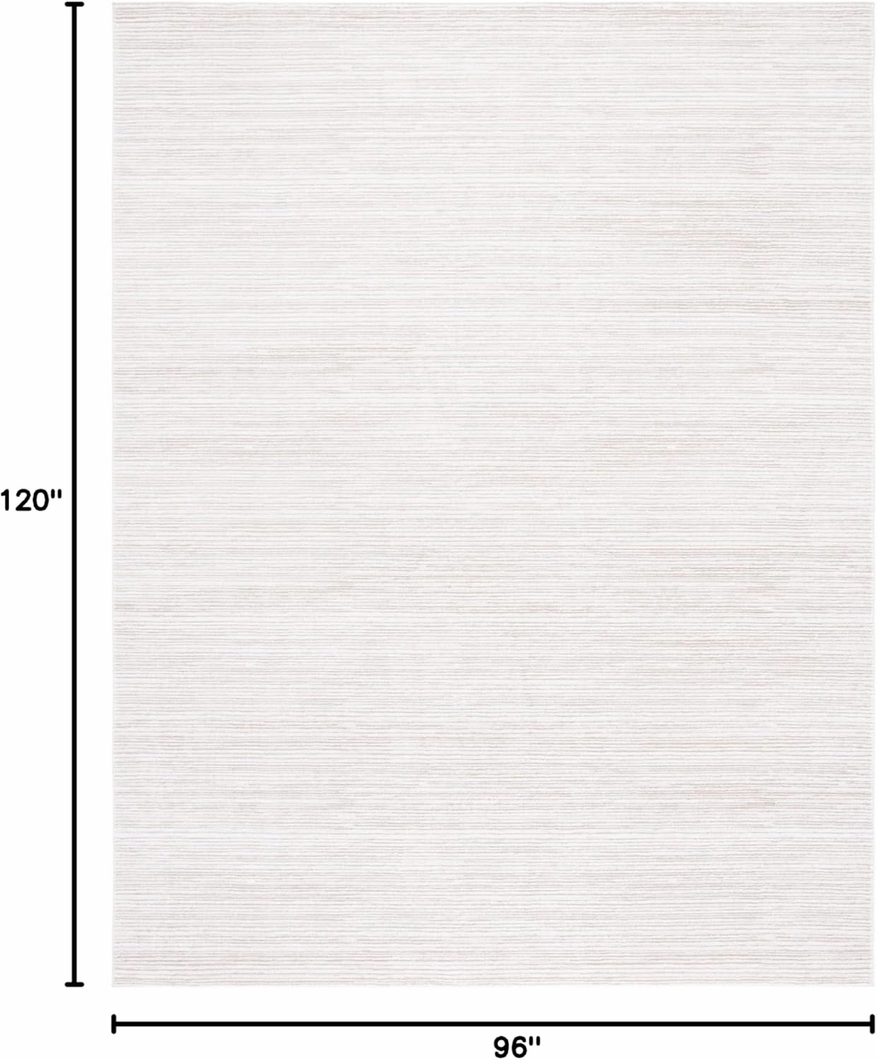 SAFAVIEH Area Rug 8x10 - Vision Collection - Large - Ivory, Modern Ombre Tonal Chic Design, Non-Shedding & Easy Cleaning, Ideal for Living Room, Bedroom, Office, Dining Space (VSN606J)