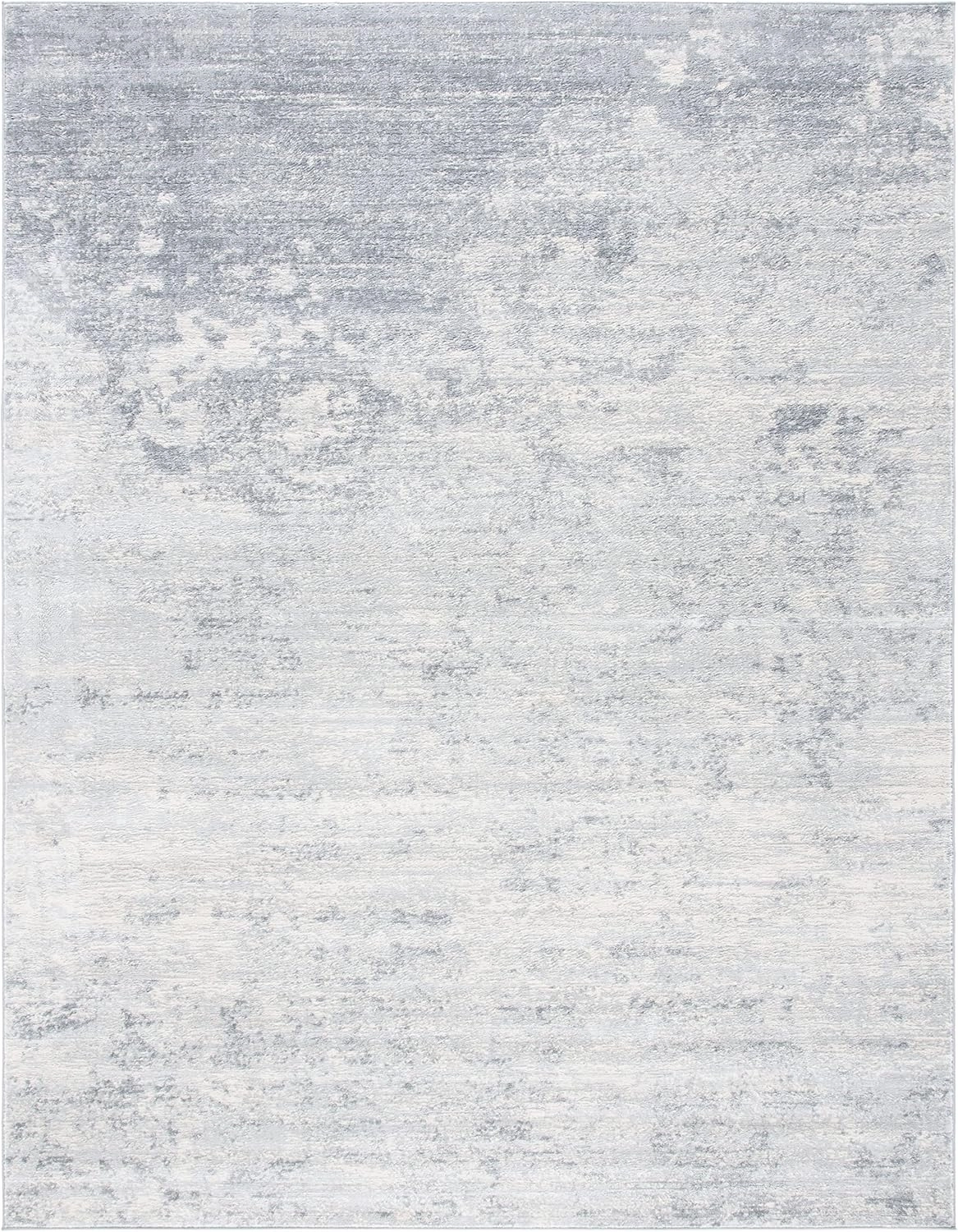 SAFAVIEH Brentwood Collection 8' x 10' Ivory/Grey BNT822A Modern Abstract Non-Shedding Living Room Bedroom Dining Home Office Area Rug