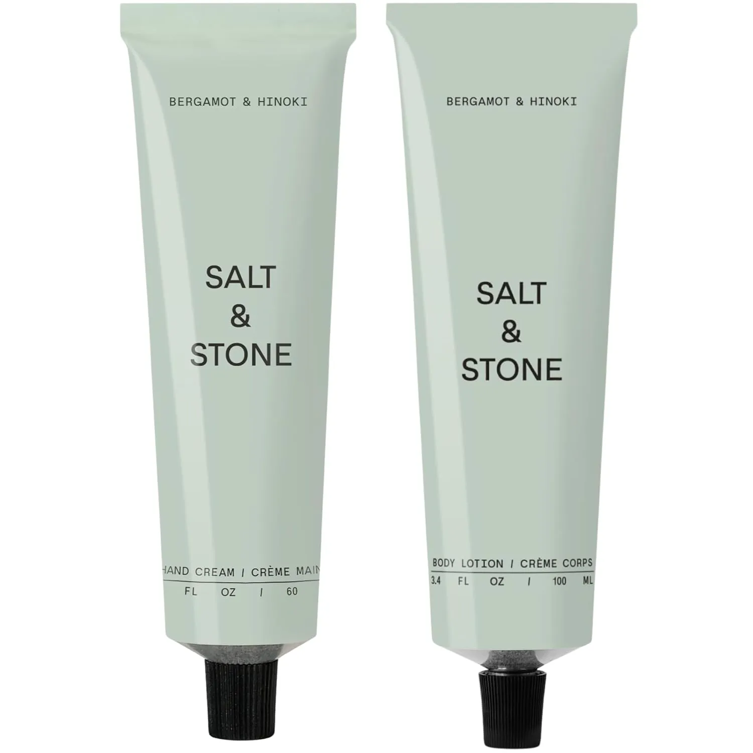 Salt & Stone Body Lotion   Hand Cream Bundle | Bergamot & Hinoki