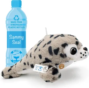 Sammy The Seal - 12" Plush Toy w/Authentic Animal Sounds, Donation Made w/Purchase, Stuffed Animal for Kids Babies & Toddlers