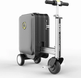 SE3S Riding Luggage Rideable Suitcase Electric Scooter Luggage Carry On Luggage (black)
