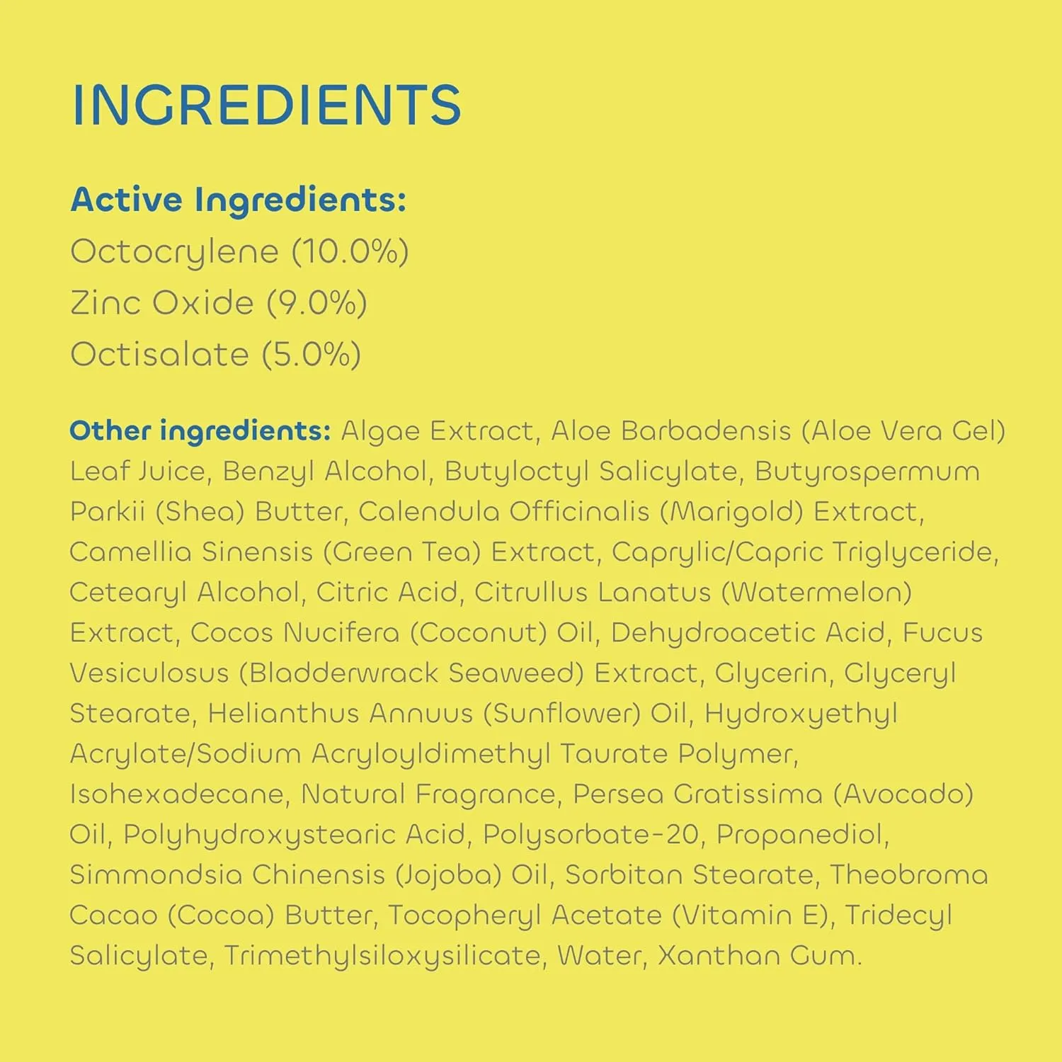 Seaweed Bath Co. Active Defense SPF 50 Sport Broad Spectrum Hybrid Sunscreen Cream, 3.4 Ounce, Sustainably Harvested Seaweed, Aloe, Watermelon