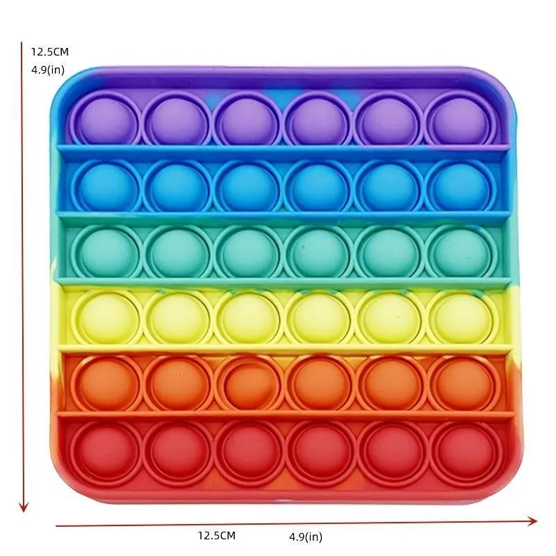 Sensory Rainbow Fidget Pop! Toy