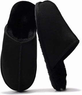 Sheepskin & Memory Foam Men's House Slippers by Project Cloud