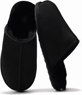Sheepskin & Memory Foam Men's House Slippers by Project Cloud