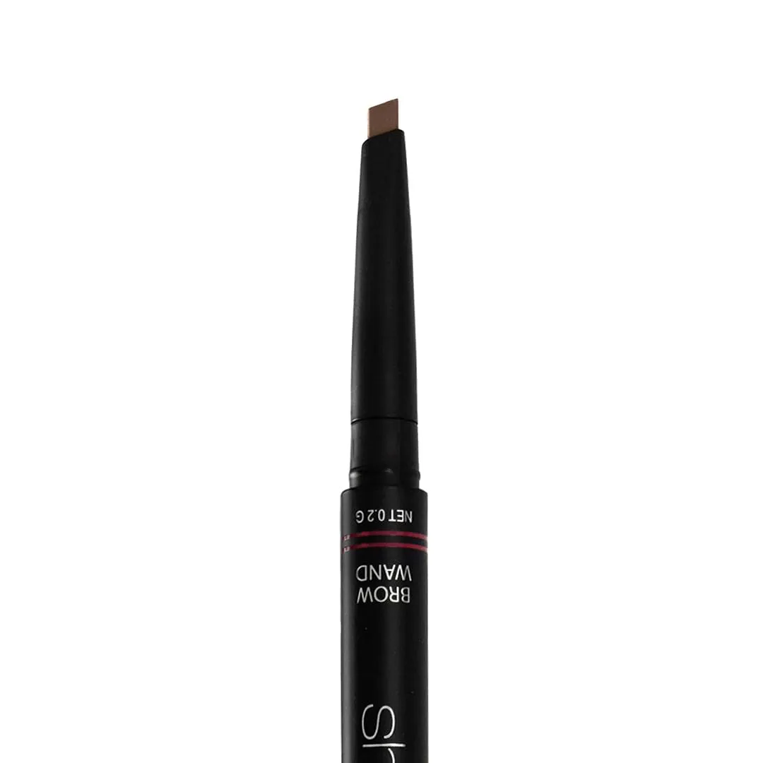Shine Cosmetics Brow Wand - Brow Pencil, Dual-Sided, Precise, Fine Tip, Shapes, Defines, Fills Brows, Contours, Combs, Tames (Virtue)
