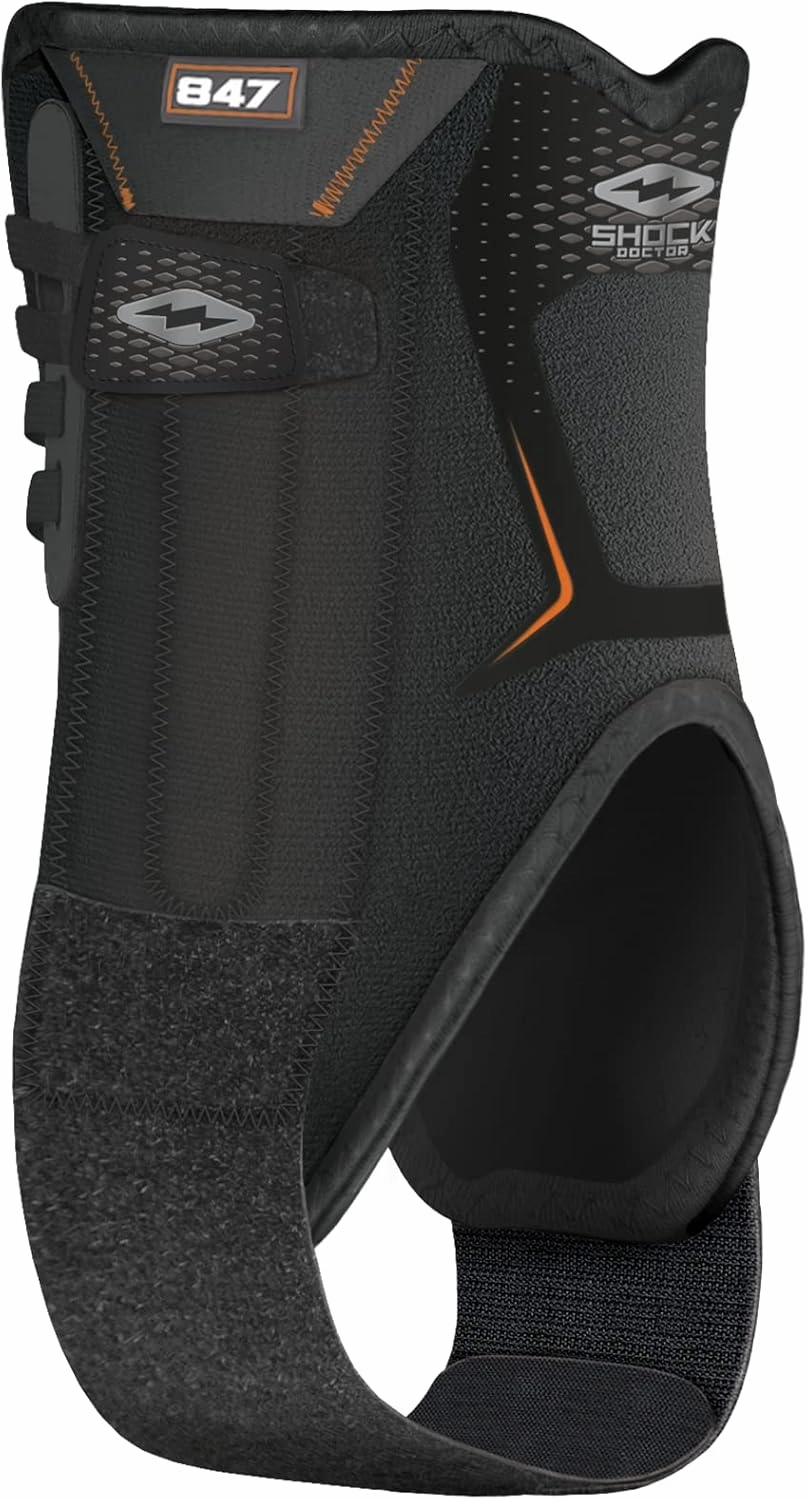 Shock Doctor Ankle Stabilizer with Flexible Support Stays (Black)