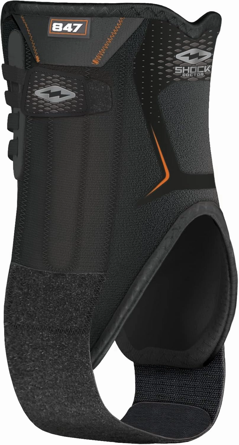 Shock Doctor Ankle Stabilizer with Flexible Support Stays (Black)