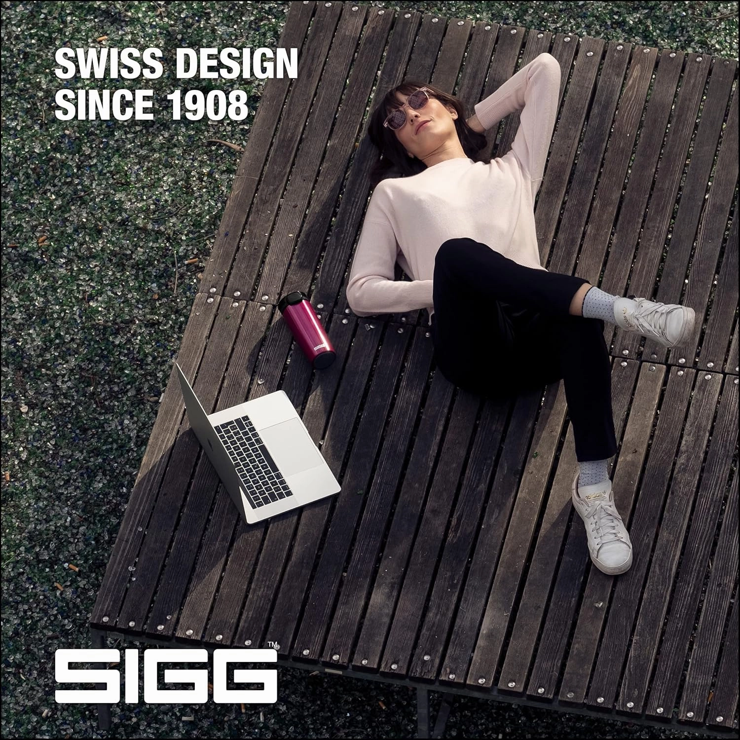 SIGG - Insulated Coffee Cup - Travel Mug Miracle Berry - Hot & Cold. Leakproof. BPA Free - 18/8 Stainless Steel - 16 Oz