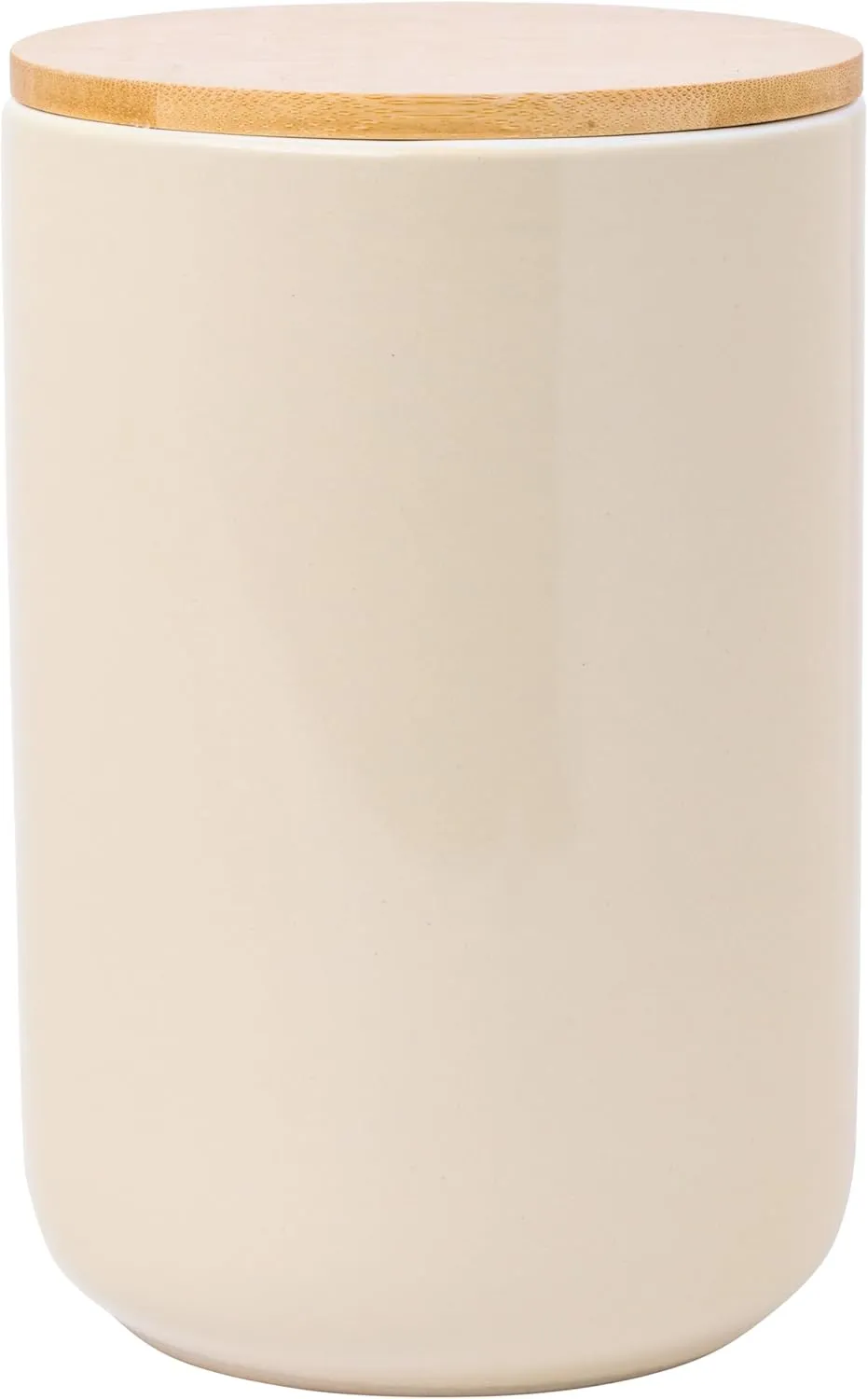 Silver Buffalo Gilmore Girls Luke's Cafe Logo Ceramic Cookie Snack Candy Jar with Airtight Bamboo Lid (Small)