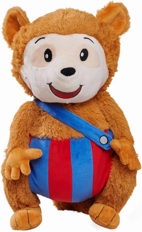 Simba 109241017 Bobo Siebenschläfer Cuddly Toy, Sing with Me Plush Toy, Plays Music, 35 cm Cuddly Fun, for Children from 3 Years
