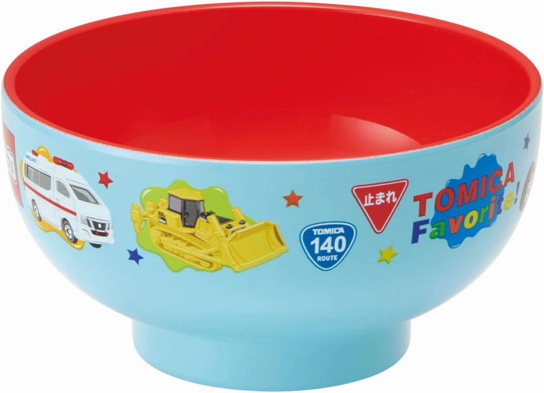 Skater N6-A N6-A Ni-Wan, 8.5 fl oz (250 ml), Microwave, Dishwasher Safe, Tomica Soup Bowl