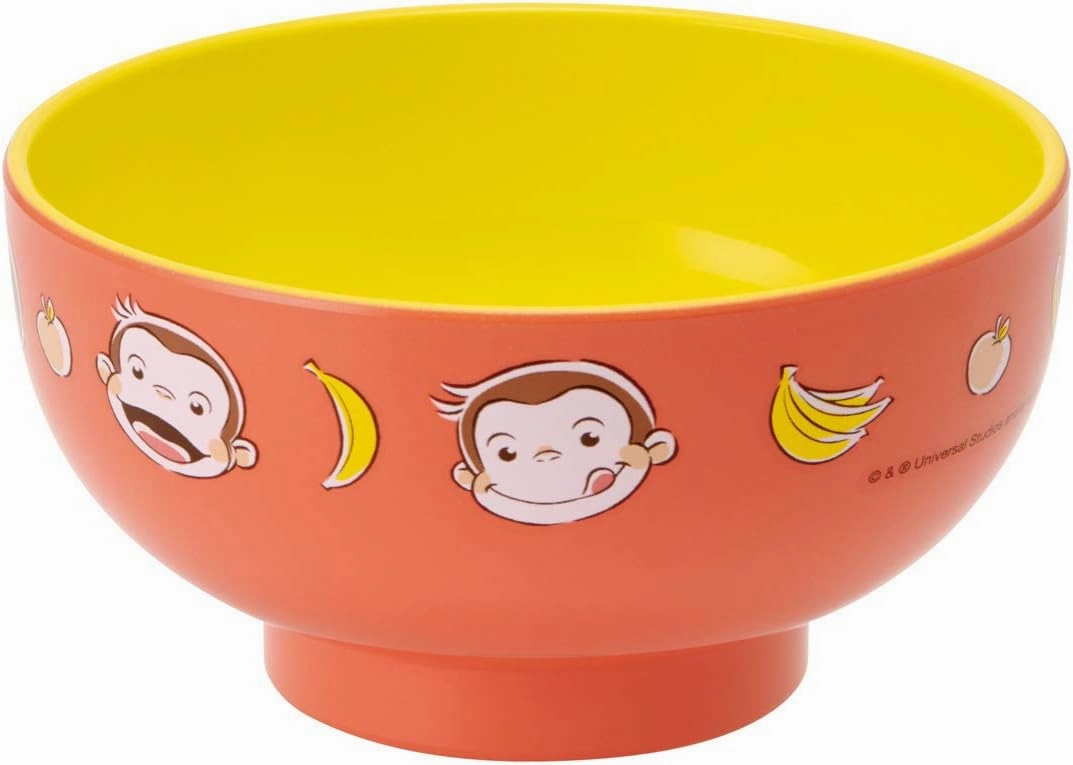 Skater N6 Curious George N6 Painted Soup Bowl