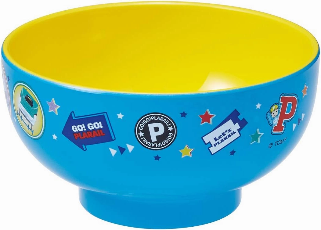 Skater N6 Painted Soup Wan, 8.5 fl oz (250 ml), Microwave, Dishwasher Safe, Plarail Soup Bowl