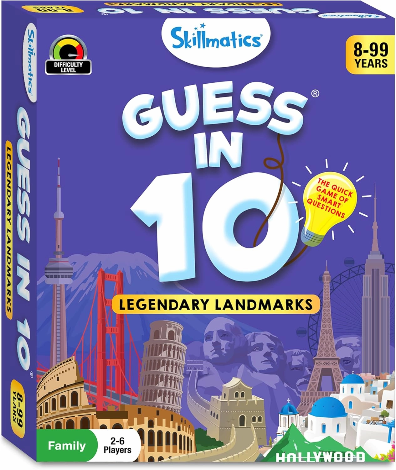 Skillmatics Guess in 10 Legendary Landmarks, Educational Travel Toys for Boys, Girls, and Kids Who Love Card Games, Board Games, Geography and History, Trivia, Gifts for Ages 8, 9, 10 and Up