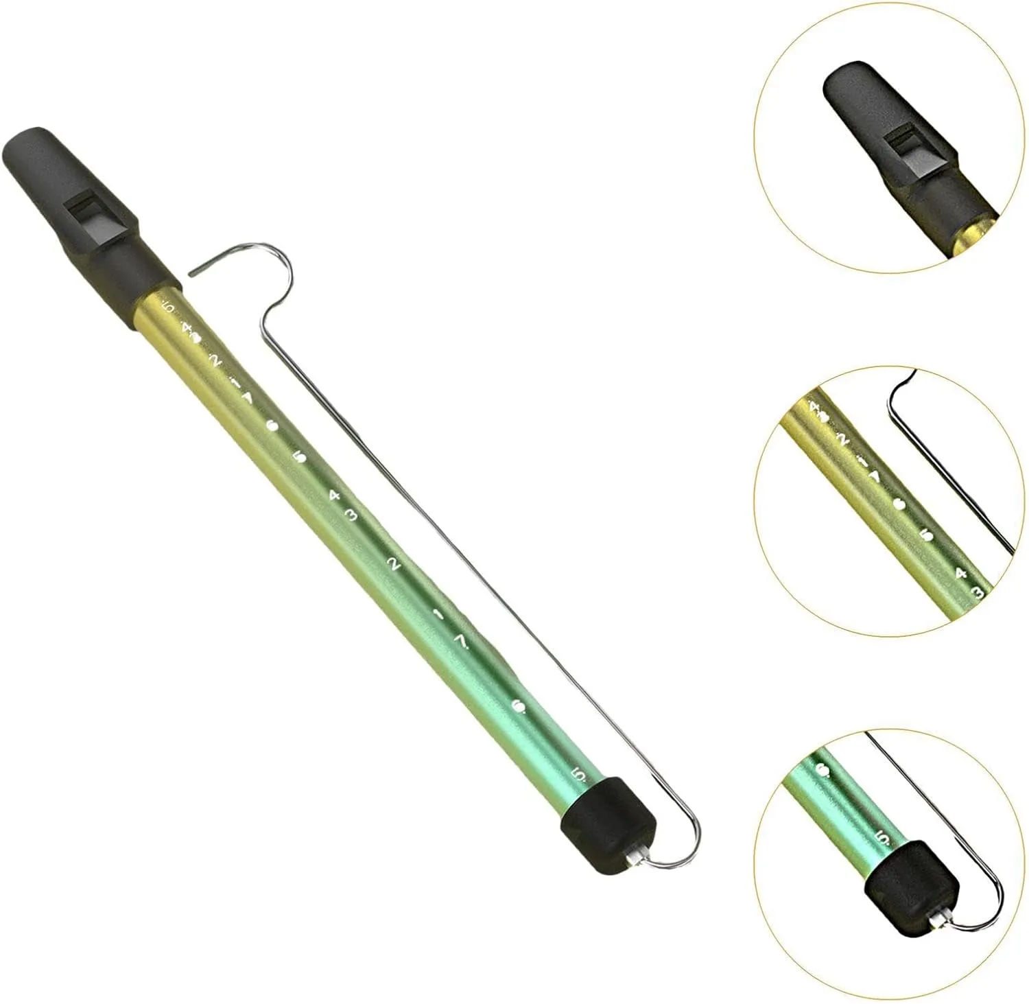 Slide Whistle Whistle Sliding Aluminum Alloy Professional Novelty Toy Musical Instrument Toy Wind Instrument for Party Favors, Multicolor