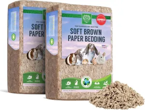 Small Pet Select Natural Paper Bedding, Jumbo 178L, 2-pack