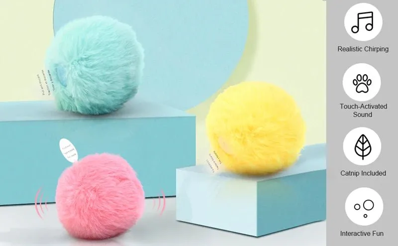 Smart Interactive Plush Catnip Toy is a USB Rechargeable Fun with Motion Activation for Cats