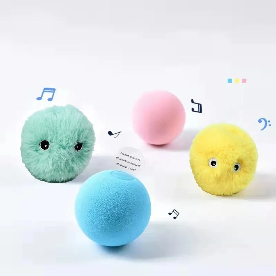 Smart Interactive Plush Catnip Toy is a USB Rechargeable Fun with Motion Activation for Cats