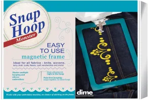 Snap Hoop Monster for Bernina (260 x 400mm) Magnetic Embroidery Hoop for Machine Embroidery