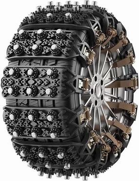 Snow Chains for Car for Smart fortwo/Brabus fortwo C451 A451 Coupé/Cabrio (C 451) 2007-2015 Reusable Tire Chains Winter Tire Wheel Chains Adjustable Emergency Snow Chains,Black-10 pcs