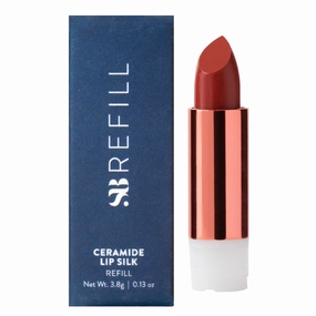 SOSHE Beauty - Ceramide Lip Silk Refill | Sheer Hydrating, Silky, Buildable Lipstick | Ceramides, Vitamin E, Shea Butter | Cruelty-Free, Certified Plastic Negative (With Love - Warm Peach; REFILL)