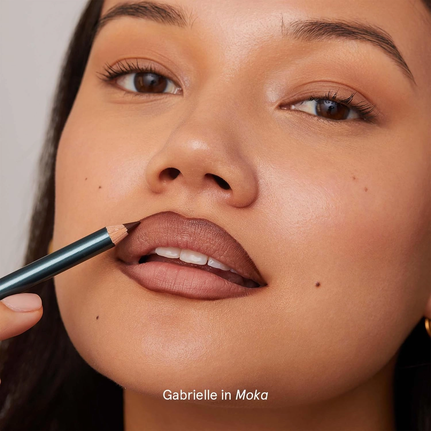 SOSHE Beauty - Soft Glide Lip Liner | Rich, Hydrating Formula | Glides Smoothly, No Skipping or Dragging | Cruelty-Free, Certified Plastic Negative (Moka - True Brown)
