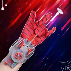 Spider Web Shooter Pro, Web Launcher String Shooters Toy, Cool Gadgets, USB Charging, Instant Retract Button, Ultimate Superhero Gift (Colored)