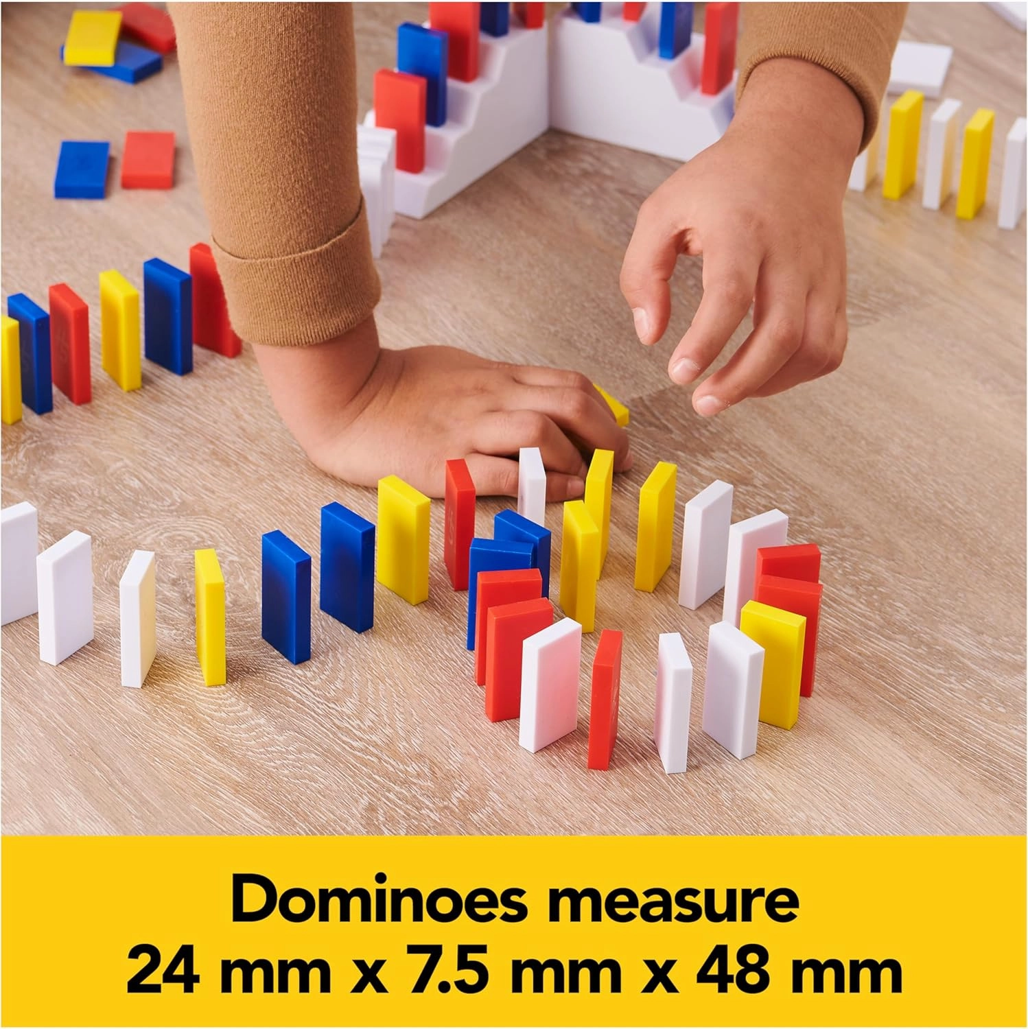 Spin Master Games, Lily Hevesh H5 Domino Creations 100-Piece Dominoes Set, Kids Games, Building Toys, Classic Game, Dominoes for Adults, Ages 5 