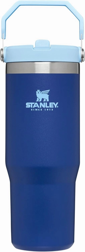 STANLEY IceFlow Stainless Steel Tumbler - Vacuum Insulated Water Bottle for Home, Office or Car Reusable Cup with Straw Leak Resistant Flip Cold for 12 Hours or Iced for 2 Days