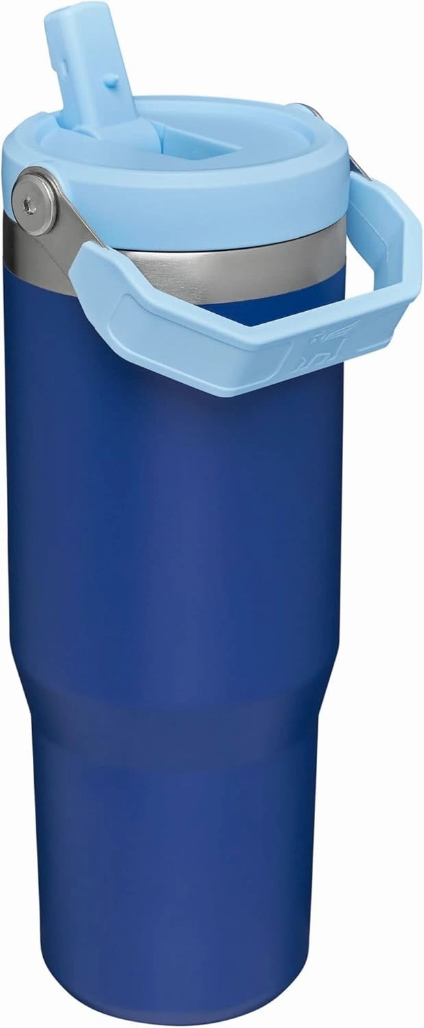STANLEY IceFlow Stainless Steel Tumbler - Vacuum Insulated Water Bottle for Home, Office or Car Reusable Cup with Straw Leak Resistant Flip Cold for 12 Hours or Iced for 2 Days