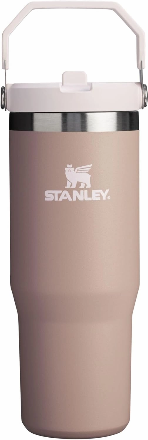 STANLEY IceFlow Stainless Steel Tumbler - Vacuum Insulated Water Bottle for Home, Office or Car Reusable Cup with Straw Leak Resistant Flip Cold for 12 Hours or Iced for 2 Days