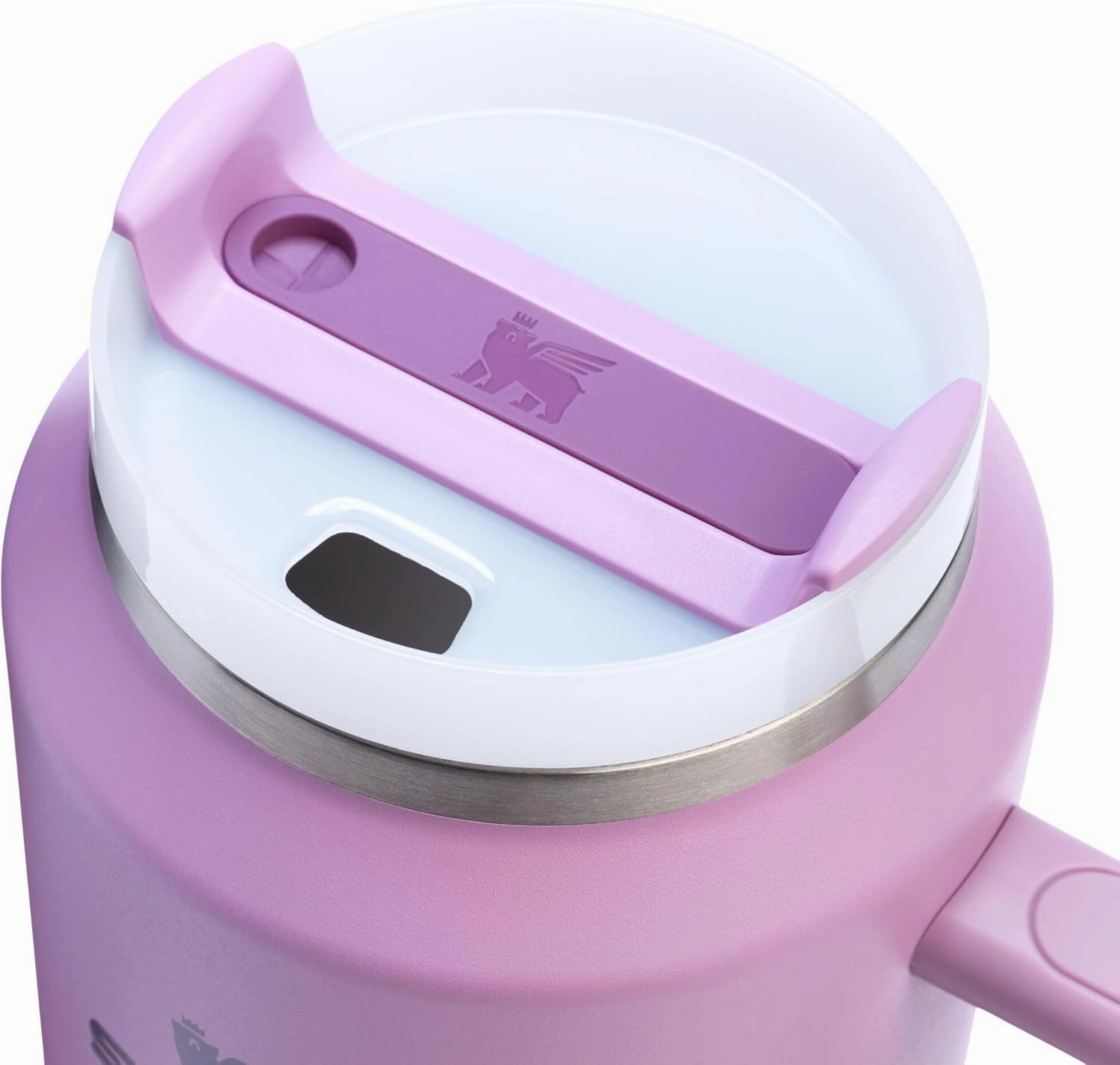 Stanley Quencher H2.0 Tumbler with Handle & Straw 64 oz | Flowstate 3-Position Lid | Large Capacity for Travel & Sports | Insulated Stainless Steel Cup | BPA-Free | Lilac
