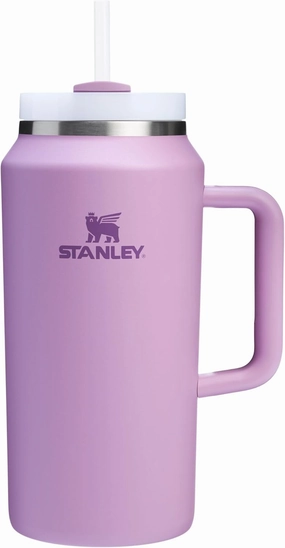 Stanley Quencher H2.0 Tumbler with Handle & Straw 64 oz | Flowstate 3-Position Lid | Large Capacity for Travel & Sports | Insulated Stainless Steel Cup | BPA-Free | Lilac