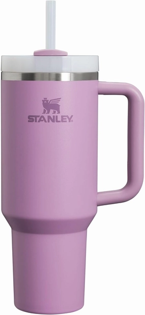 Stanley Quencher H2.0 Tumbler with Handle and Straw 40 oz | Flowstate 3-Position Lid | Cup Holder Compatible for Travel | Insulated Stainless Steel Cup | BPA-Free | Lilac
