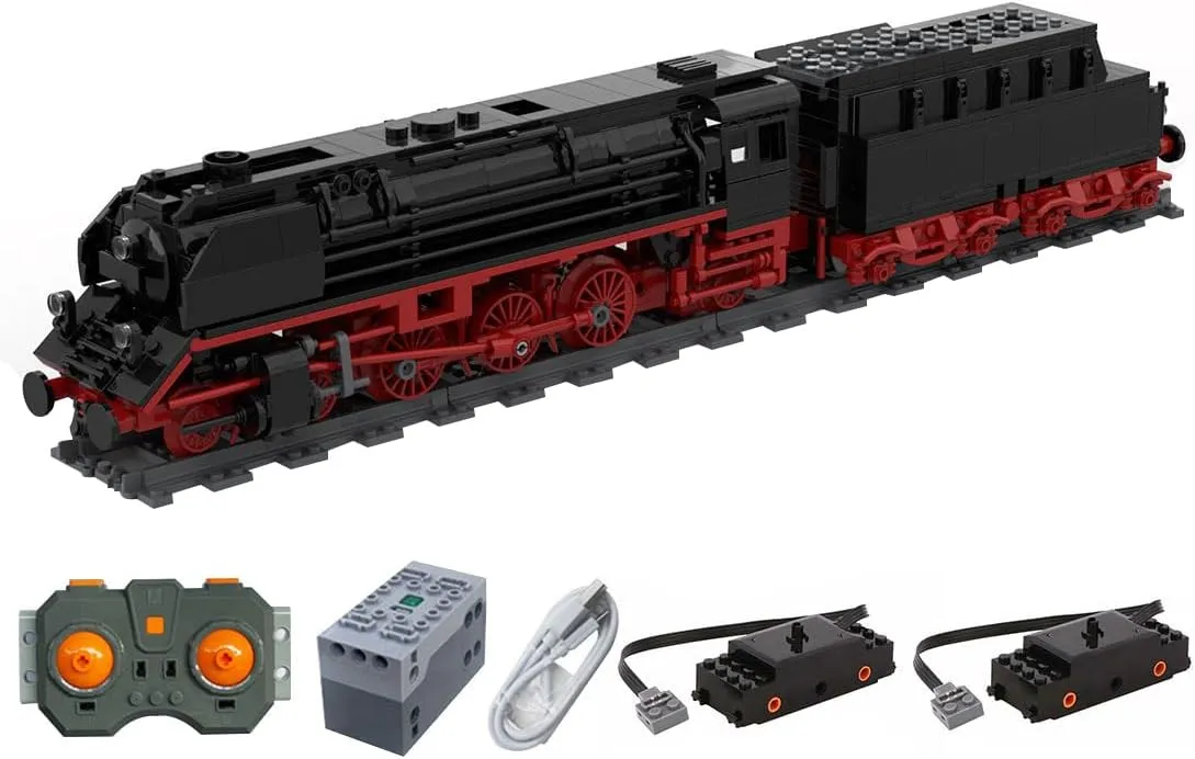 Steam Train Building Sets, 1102Pcs Baureihe 01.5. RC Vapor Train Style Innovative Assembly Building Block MOC Toy