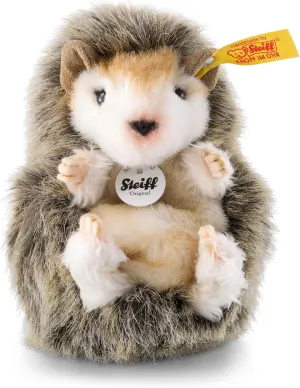 Steiff JOGGI Brown Baby Hedgehog – Cherished Heirloom Plush Toy, 4 inches