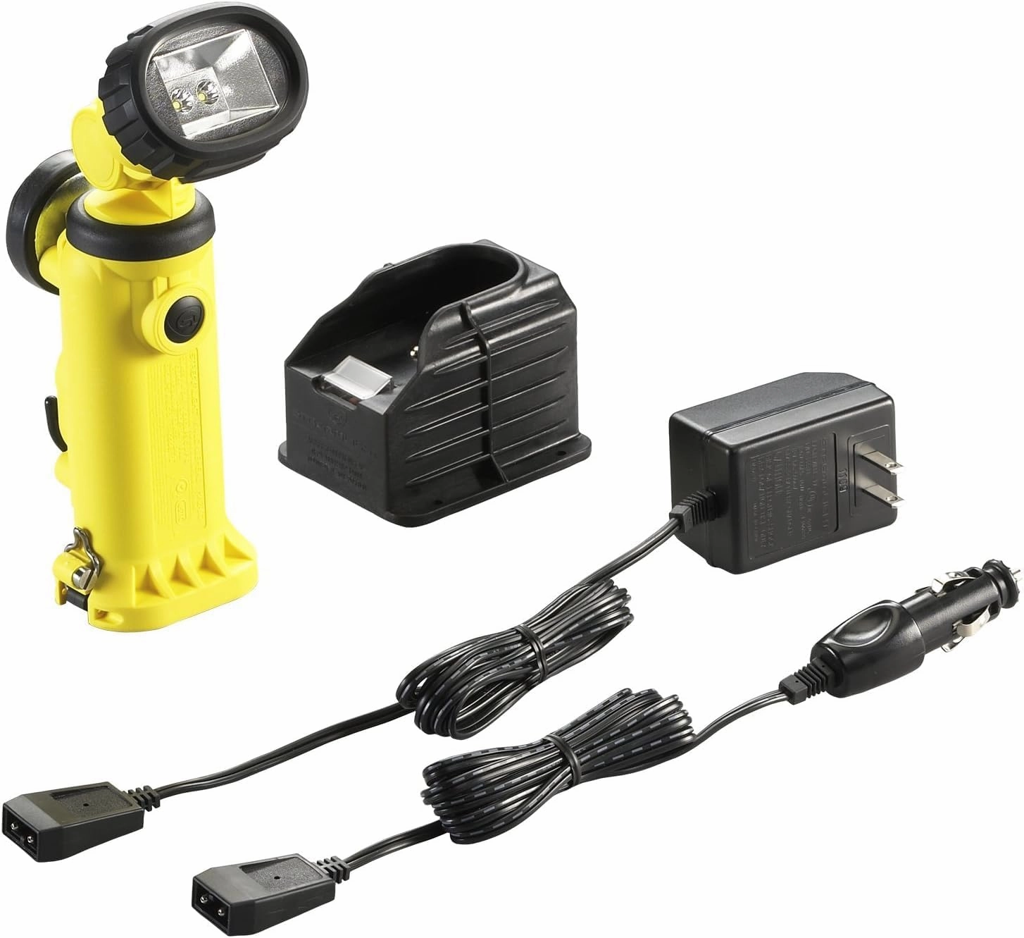 Streamlight 91627 Knucklehead HAZ-LO Rechargeable Flood Light with 120-volt AC/12-volt DC Charger, Yellow - 163 Lumens