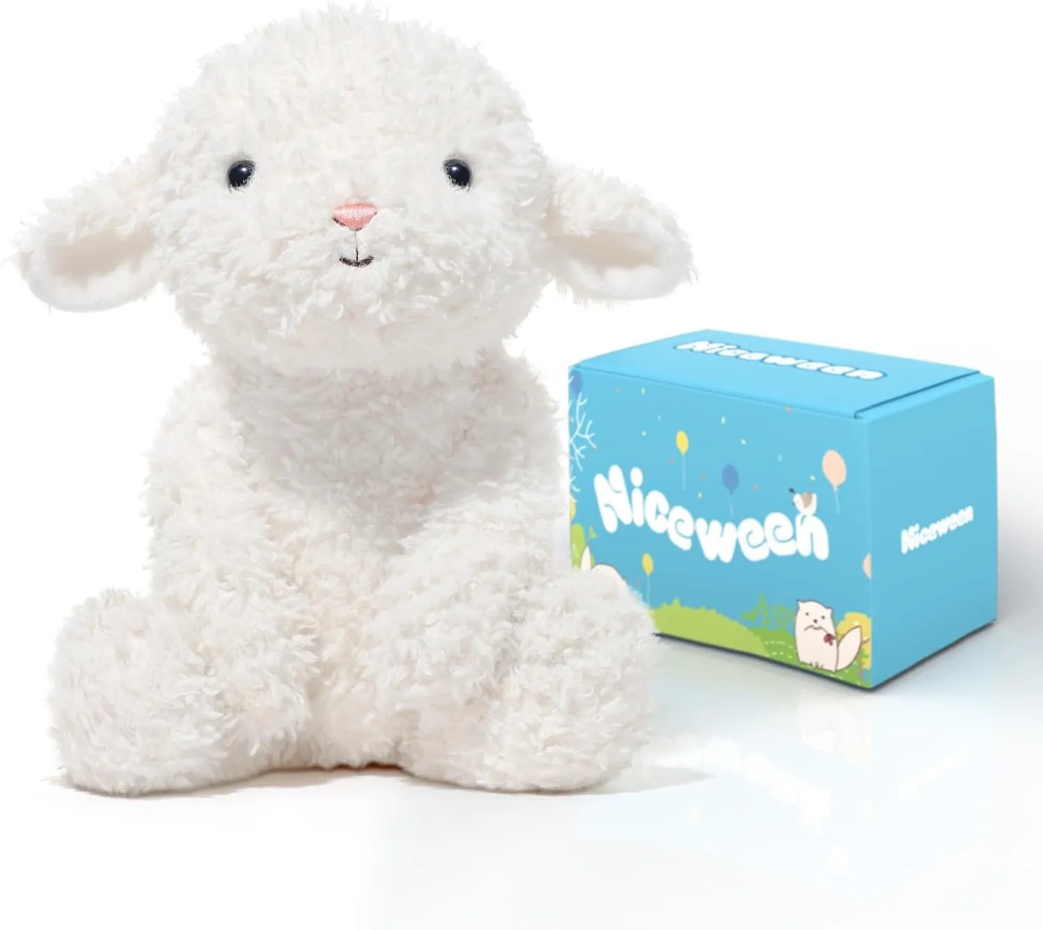 Stuffed Animals Sheep Plush Toys 11.8 inches Sheep Stuffed Animal Soft and Cuddly for Boys and Girls Doll Gift for Kids