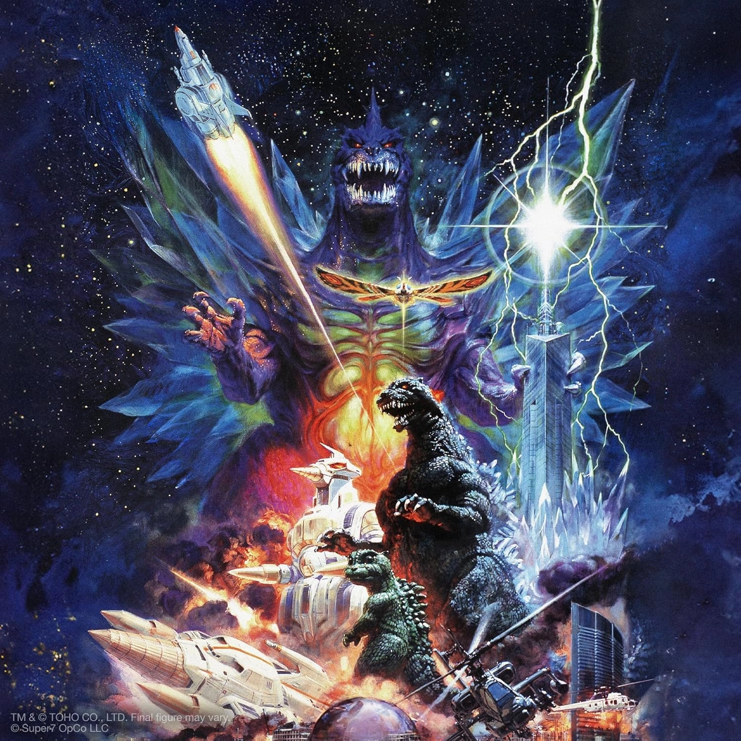 Super7 Toho ULTIMATES! - Space Godzilla (Movie Poster) Action Figure