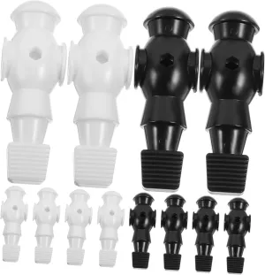 Tabletop Soccer Players Desk Soccer Player Figures Set 26pc Foosball Replacement Balls