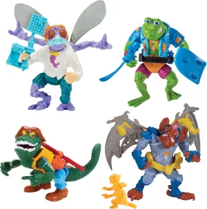 Teenage Mutant Ninja Turtles: Classic 4" Mutant 4-Pack Figure Bundle - Wave 2 by Playmates Toys