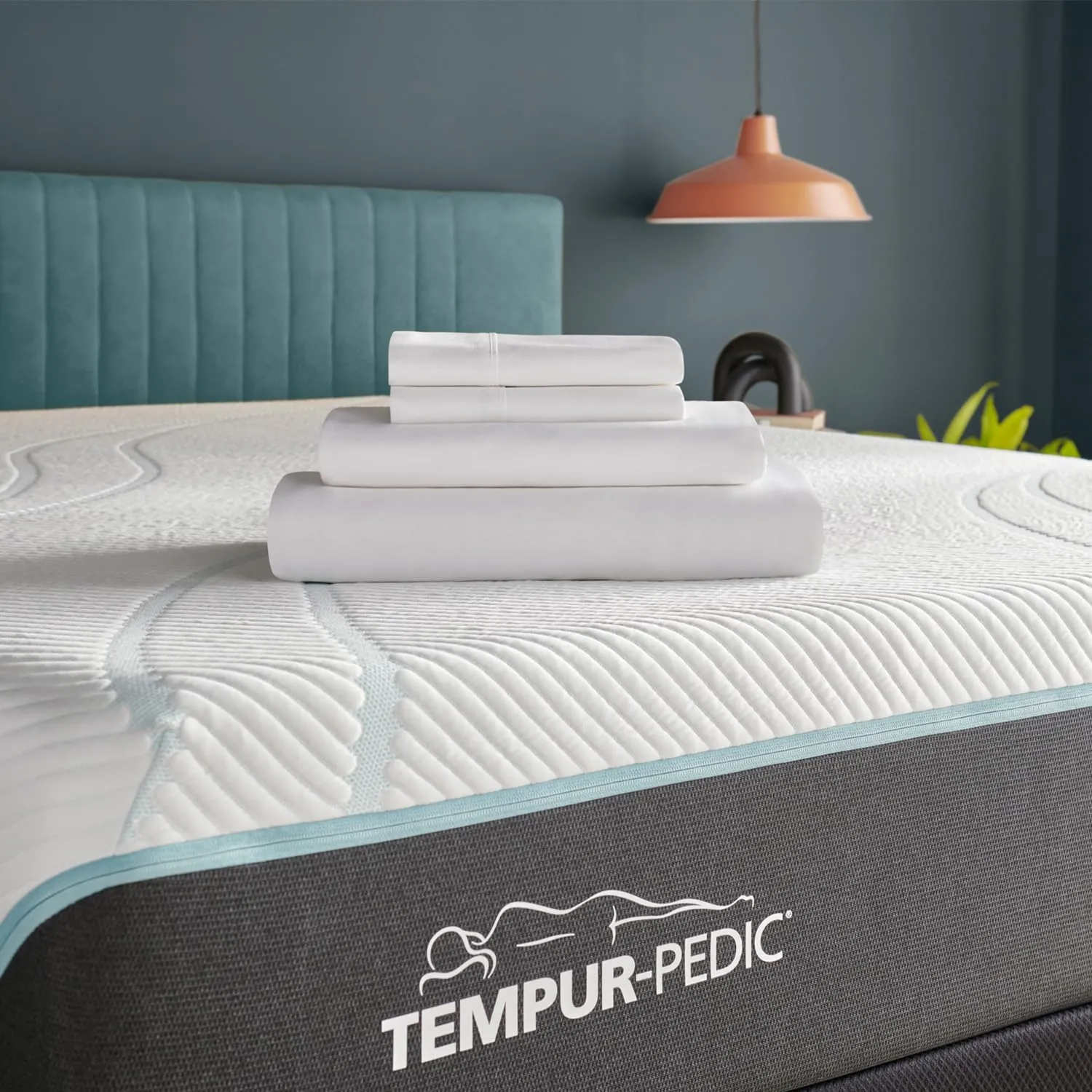 TEMPUR Classic Cotton Sheet Set Cool Gray - King